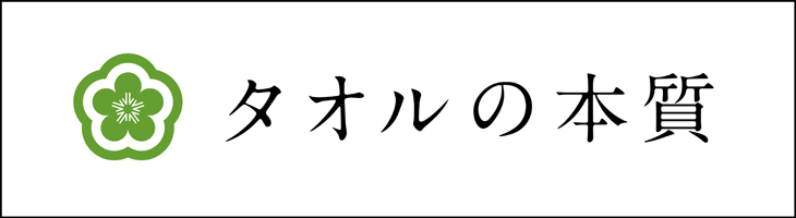 タオルの本質SP